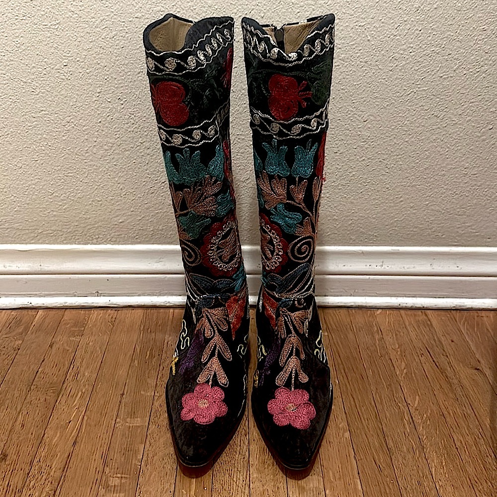 Handmade And stitched boots